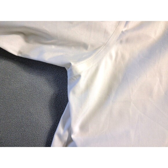 👔 Geoffrey Beene Men’s XL Regular Fit Dress Shirt – 18 34/35 White Pinpoint - Picture 6 of 10